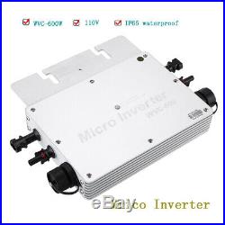 WVC-600W Micro Inverter Converter 110V Grid Tie IP65 Waterproof For Solar Panel