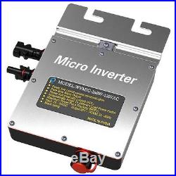 Waterproof 260W 600W 1200W MPPT Solar Grid Tie Micro Inverter 22-50V Home System