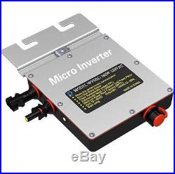 Waterproof 260W 600W 1200W MPPT Solar Grid Tie Micro Inverter 22-50V Home System