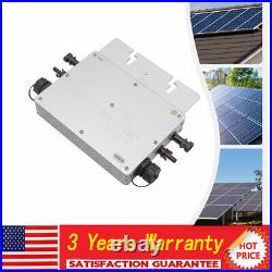 Waterproof 700W MPPT Micro Solar Converter Grid Tie Inverter Digital Control US