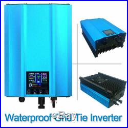 Waterproof Grid Tie Inverter DC To AC 110V 220V Pure Sine Wave Home System 1200W