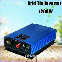 Waterproof Grid Tie Inverter DC To AC 110V Pure Sine Wave Home System 1200W