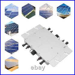 Waterproof Solar Micro Inverter 1400W Grid Tie MPPT Pure Sine Wave DC to AC 110V
