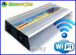WiFi 1000 WATTS 10.5 V-28 V DC MPPT GRID TIE INVERTER 110 V -130 V AC 60 HZ