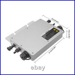 XJ-WVC-700W IP65 Waterproof Grid Tie Inverter DC 22-50V to AC 120V Pure Sine
