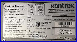Xantrex Gt4.0 Grid Tie Solar Inverter With Manuals