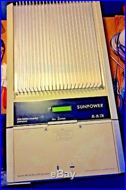 Xantrex / SUNPOWER Grid Tie Solar Inverter 5.0 KW 240V SPR5000X GT 5.0 POS GND