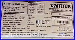 Xantrex Solar Inverter, Grid-tie, GT 2.8 kW AC 208/240V