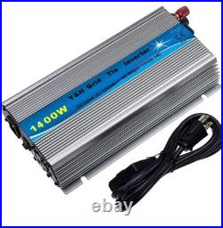 Y&H 1400W Grid Tie Inverter Stackable MPPT Pure Sine Wave DC30-45V Solar Input