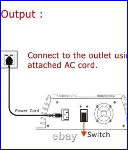 Y&H 1400W Grid Tie Inverter Stackable MPPT Pure Sine Wave DC30-45V Solar Input
