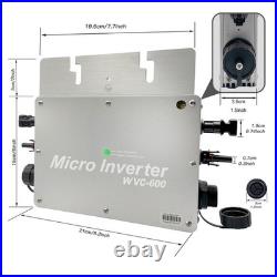 Y&H 600W Solar Grid Tie Micro Inverter AC Data Monitoring IP65 MPPT DC28-50V