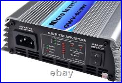 Y&H Grid Tie Inverter 600W Stackable DC30-55V PV Input AC110V MPPT Pure Sine