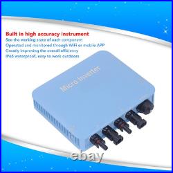 Yunseity Micro Inverter, 120V 230V Solar Grid Tie Inverter IP65 Waterproof, DC t