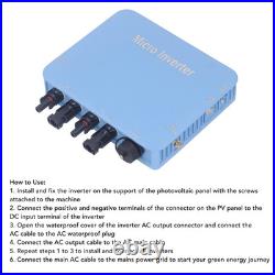 Yunseity Micro Inverter, 120V 230V Solar Grid Tie Inverter IP65 Waterproof, DC t